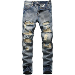 Men's Ripped Regular Fit Jeans