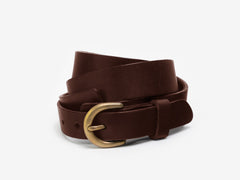 Harness Buckle Belt, Hickory