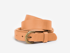 Harness Buckle Belt, Natural