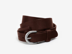 Harness Buckle Belt, Hickory