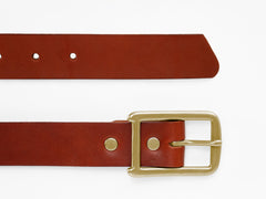 Founders Buckle Belt, Tan
