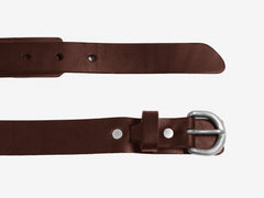 Harness Buckle Belt, Hickory