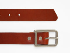 Founders Buckle Belt, Tan