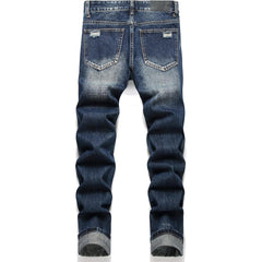 Men's Personality Indentation Jeans