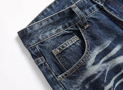Men's Personality Indentation Jeans