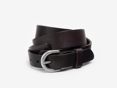 Harness Buckle Belt, Dark Brown