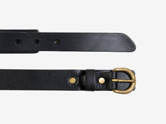 Harness Buckle Belt, Black