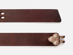 Claw Buckle Belt, Dark Brown