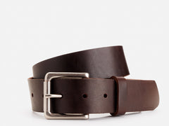 Roller Bar Belt, Dark Brown