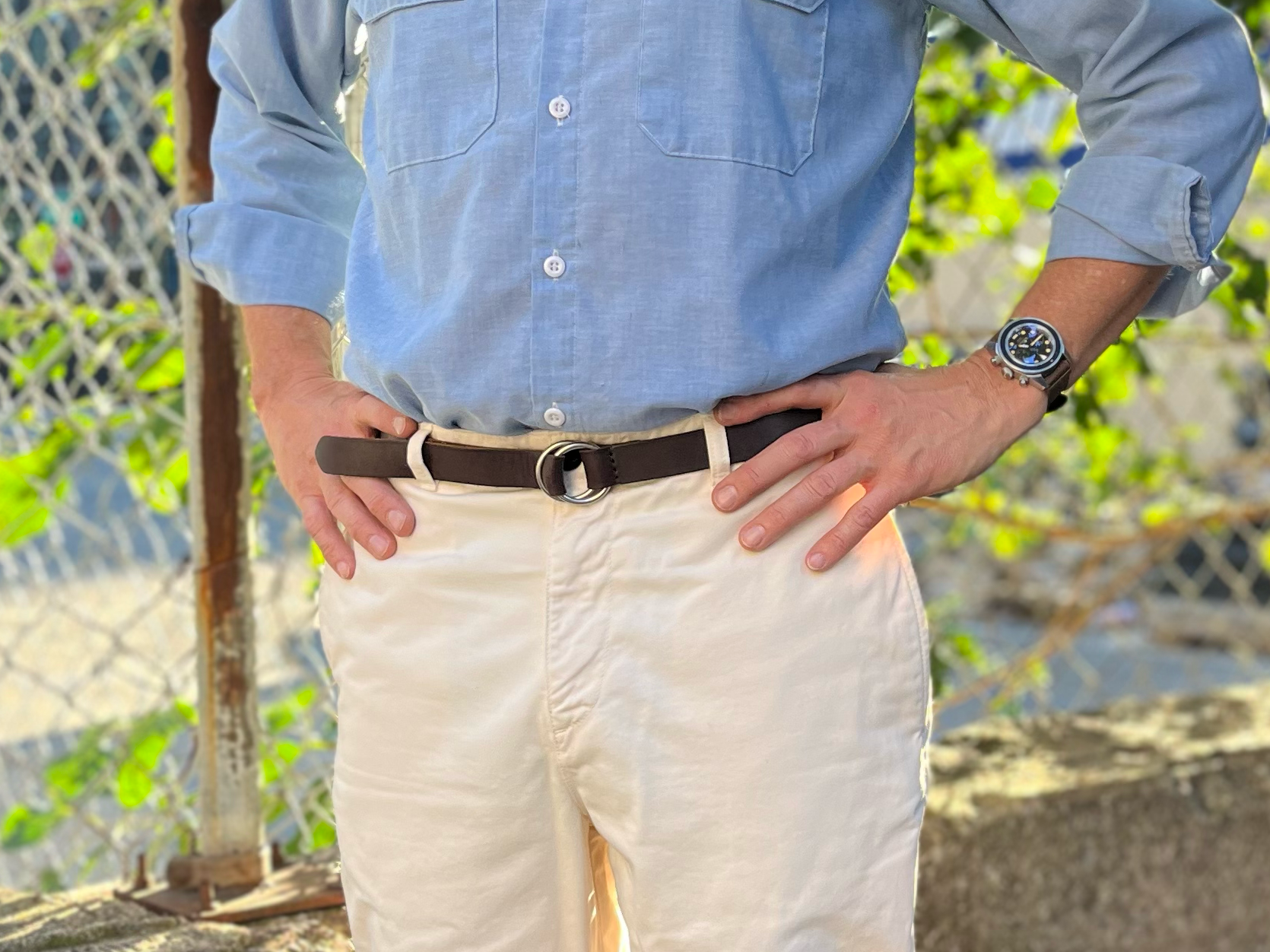 O-Ring Belt, Dark Brown