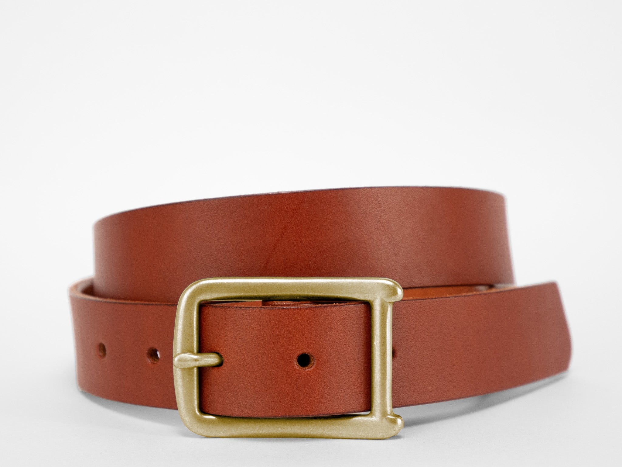 Founders Buckle Belt, Tan