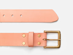 Roller Bar Belt, Natural