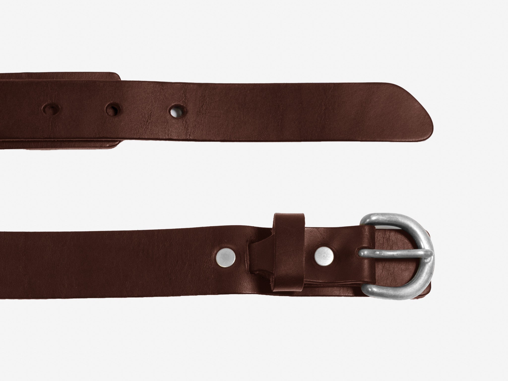 Harness Buckle Belt, Hickory