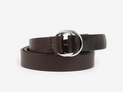 O-Ring Belt, Dark Brown