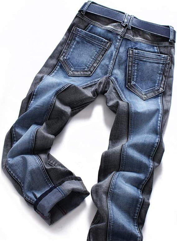 Men's Personality Splicing Jeans