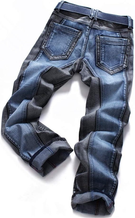 Men's Personality Splicing Jeans