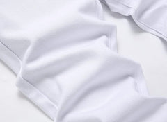 Men's Straight Fit White Jeans