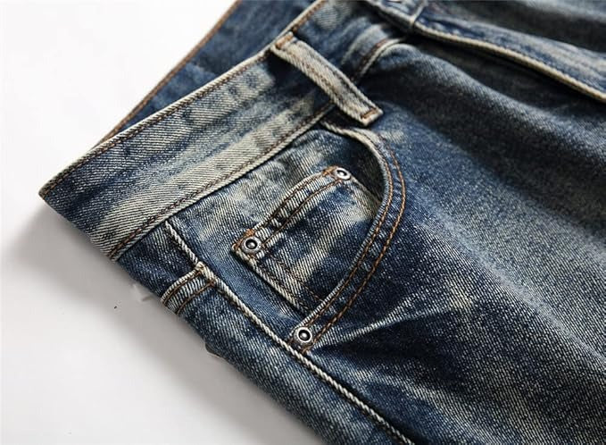 Men's Ripped Regular Fit Jeans
