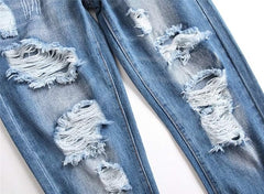 Men's Personality Hole Jeans