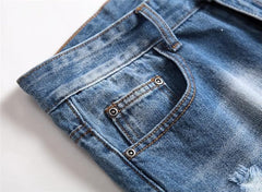 Men's Personality Hole Jeans