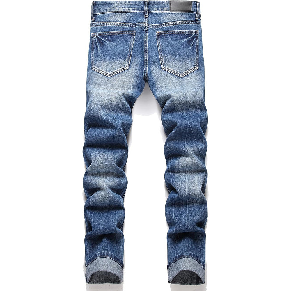 Men's Ripped Regular Jeans
