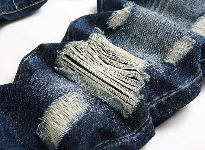 Men's Personality Indentation Jeans