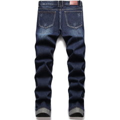 Men's Personality Creases Jeans