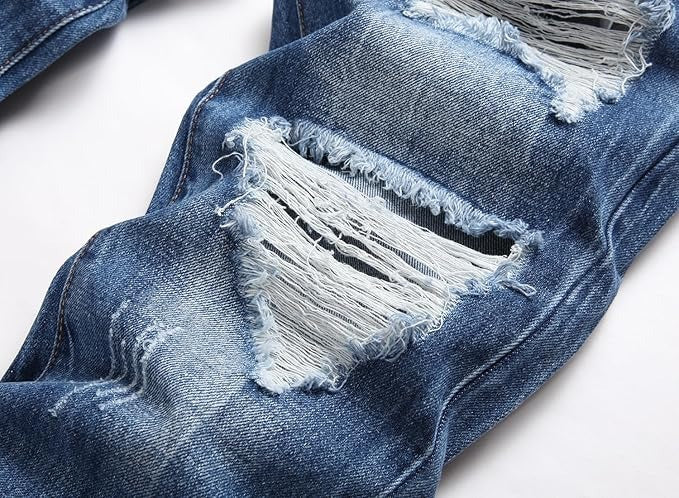 Men's Ripped Regular Jeans