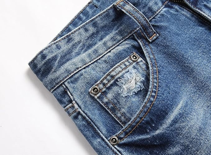 Men's Ripped Regular Jeans