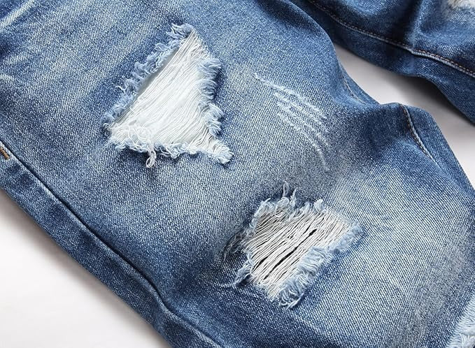Men's Ripped Regular Jeans