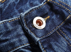 Men's Personality Creases Ripped Fit Jeans