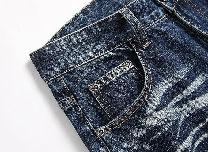 Men's Personality Indentation Jeans